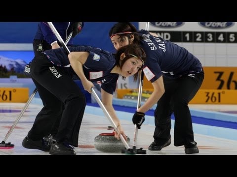 CURLING:World Women's Chp 2013 - Draw 11 JPN-USA