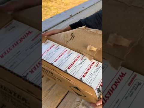 What 500 Rounds Of 9MM Unboxing Looks Like #shorts