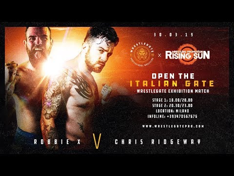 Chris Ridgeway vs Robbie X (Wrestle Gate Pro Exhibition Match)