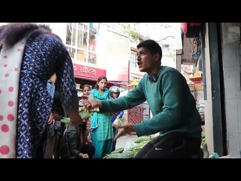 Kathmandu Viral Boy Vegetables Selling #handsomeboy kathmandu