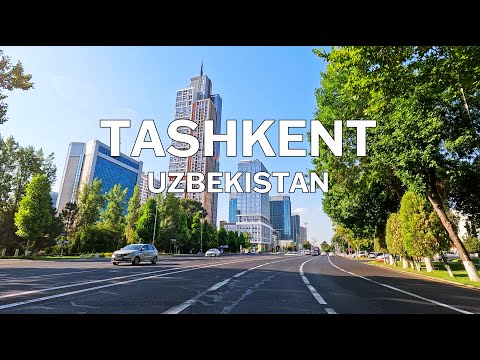 Tashkent, Uzbekistan - Driving Tour 4K