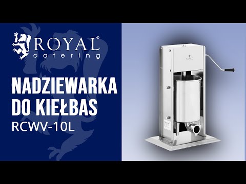 Video - Nadziewarka do kiełbas - 10 l - pionowa