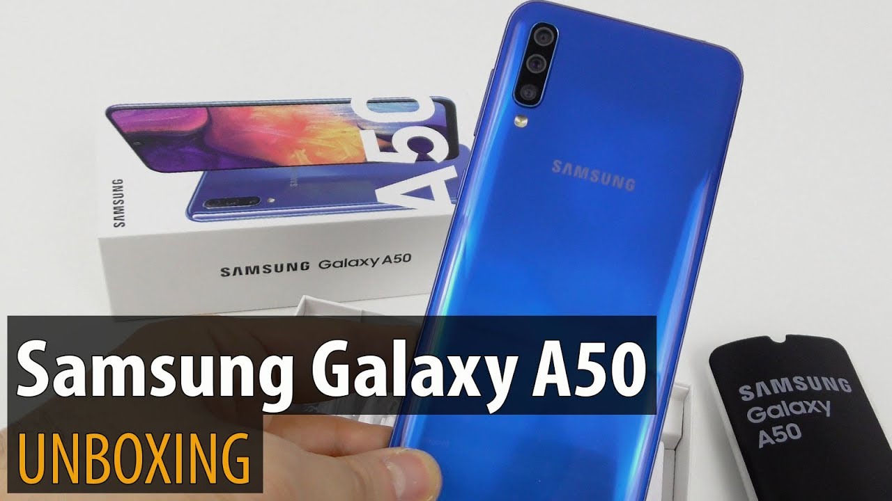 Samsung Galaxy A50 Unboxing (Triple camera midrange phone with One UI)