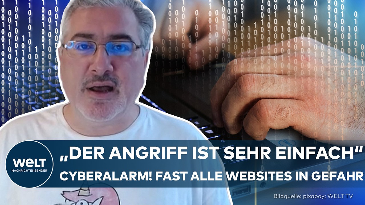 IT-SICHERHEITSLÜCKE: Cyberalarm! Zahlreiche Websites offline – IT-Experte warnt!