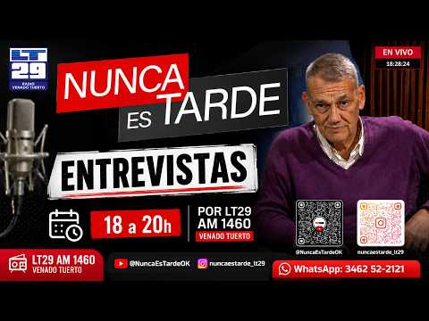 ARIEL MAMFROI || Nunca es Tarde || LT29 AM 1460 | Venado Tuerto
