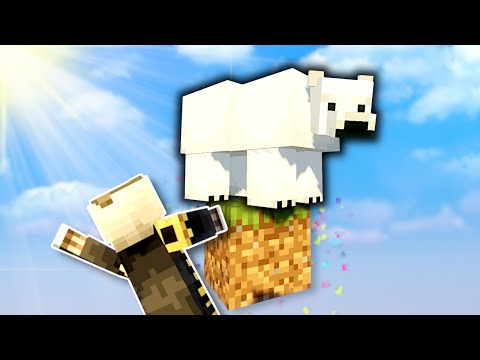 Polar Bears Ruin Everything in ONE BLOCK Skyblock! - Minecraft Multiplayer Gameplay