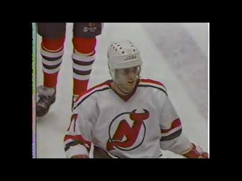 Chicago Blackhawks New Jersey Devils Nov. 20, 1987 Highlights