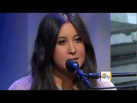 Vanessa Carlton sings her hit song A Thousand Miles