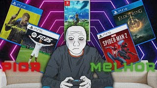 Os 𝗠𝗘𝗟𝗛𝗢𝗥𝗘𝗦 e 𝗣𝗜𝗢𝗥𝗘𝗦 jogos que eu joguei esse ano.
