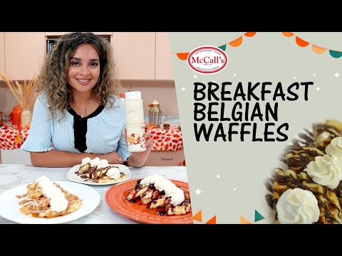 Perfect Homemade Waffles | Herco Dessert Sauces | McCall's Bakers
