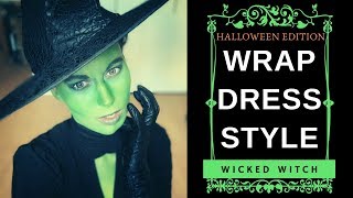 Wicked Witch🌪👠 Wrap Dress Halloween Costume