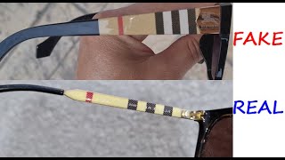 Burberry sunglasses real vs fake review. How to spot counterfeit Burberry eye wear