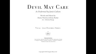 Devil May Care | Big Band | Arrangement &amp; Score Video
