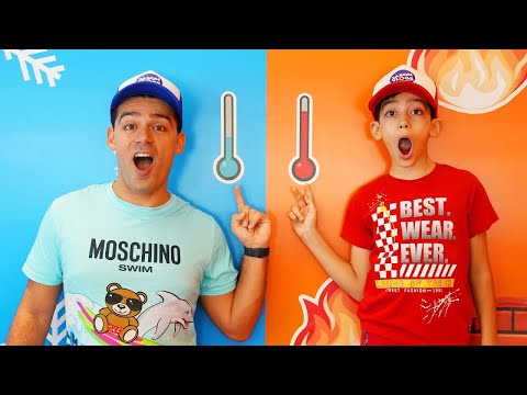 Jason और Alex और कोल्ड रूम बनाम हॉट रूम चैलेंज!