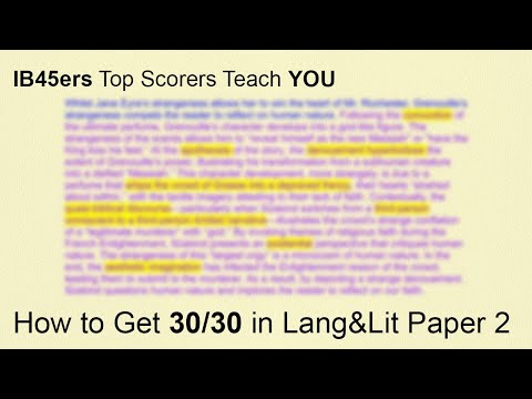How to Get a 7 in IB English Paper 2