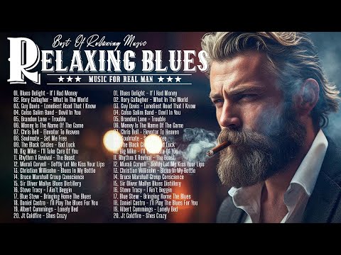 Relaxing Whiskey Blues Music | Best of Slow Blues/Rock Ballads Songs | Blues Music Collections