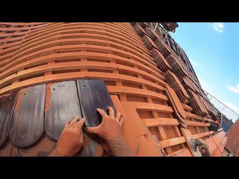 Biberschwanz Hechtgaube Teil 25 - Gaube in Biber decken -  Video Tutorial