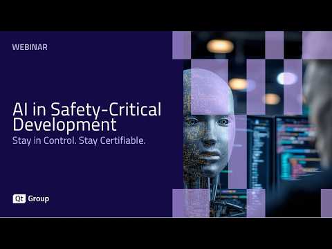 Webinar: AI in Safety-Critical Development: Stay in Control. Stay Certifiable.