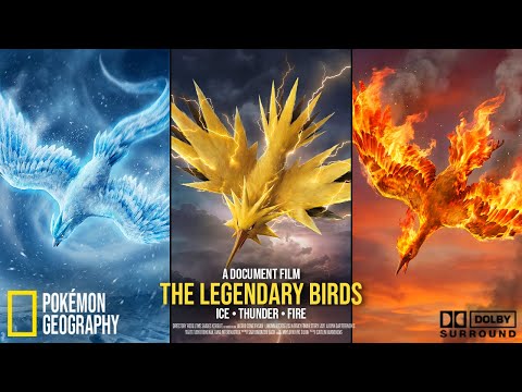 NatGeo: Articuno, Zapdos, Moltres | The Legendary Birds – Real Life Pokémon (Pokémon Documentary)