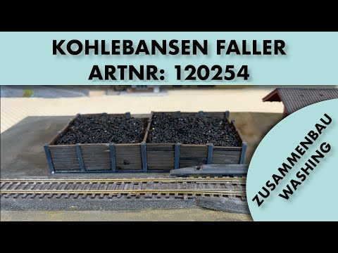 Bau einer Modelleisenbahn von Grund auf - Teil 49 - Zusammenbau Kohlebansen Faller Artur.: 120254
