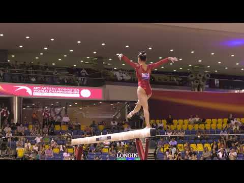 Kara Eaker - Balance Beam - 2018 World Championships - Women’s Team Final