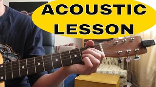 How to play 'Leave out All the Rest' Linkin Park- Guitar Lesson (easy acoustic tutorial)