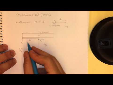 Fysik 2 Kraftmoment och jämvikt