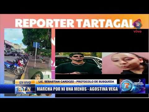 Caso Agostina vega. Hablo el lic Sebastián Cardozo sobre protocolo de busqueda en salta. Tartagal 