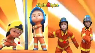 Download lagu Tim Pemadam Kebakaran Upin Ipin Siap Beraksi || Kompilasi Tiru Aksi Upin Ipin mp3