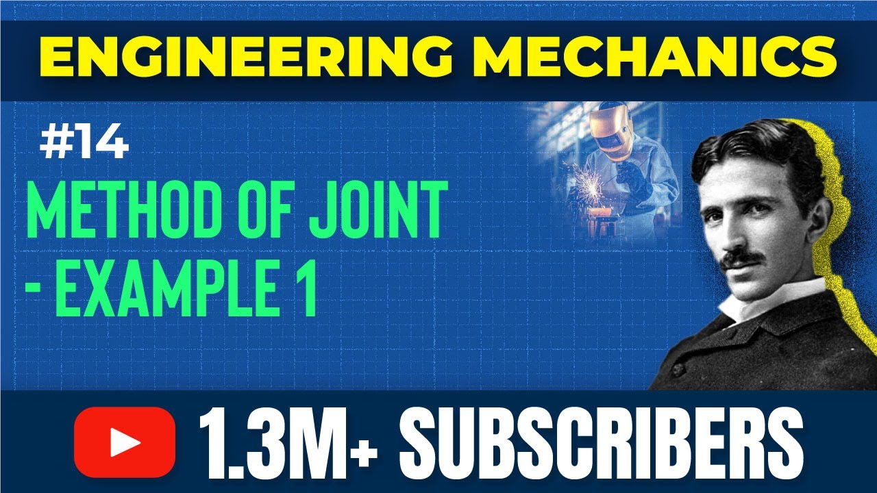 Method of Joint Example 1 - Analysis of Truses - Engineering Mechanics