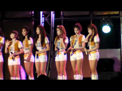 [Fancam] 100829 SNSD - Oh! + Talk + Run Devil Run @Incheon Korean Music Wave