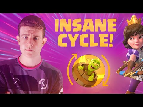 CHAMPION! 6000 TROPHIES LIVE LADDER PUSH WITH LOGBAIT CYCLE - Clash Royale