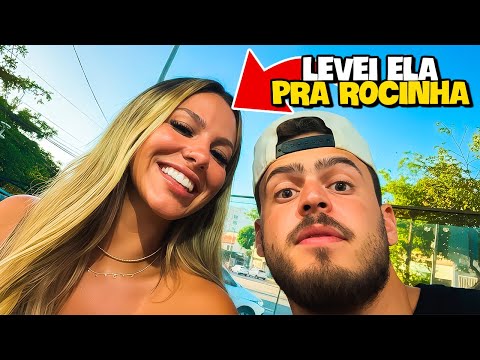 JON VLOGS LEVOU ELA PARA CONHECER SEU QUARTO NA ROCINHA