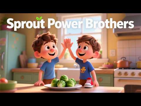 Vegetable Facts Ep. 5 - Sprout Power Brothers! | Kids | Educational