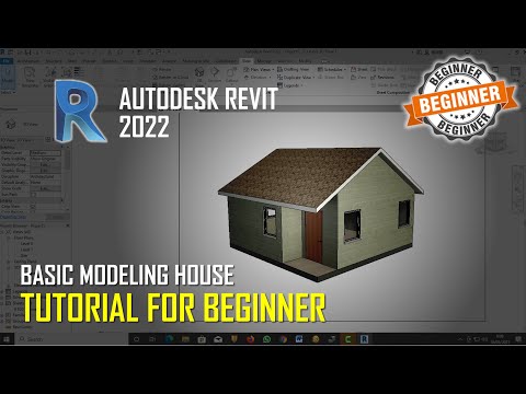 Autodesk Revit 2022 Basic Modeling Tutorial For Beginner [COMPLETE]