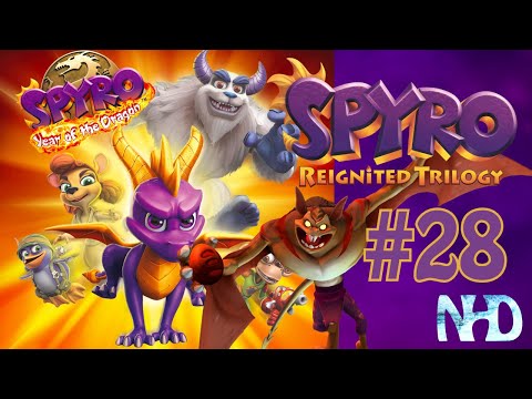 Let's Play Spyro: Year of the Dragon, Reignited (pt28) Scorch's Pit - Scorch, Boss (100% Complete)