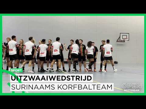 Nationaal Surinaams Korfbalteam uitgezwaaid bij Nikantes in Hoogvliet | SPORT