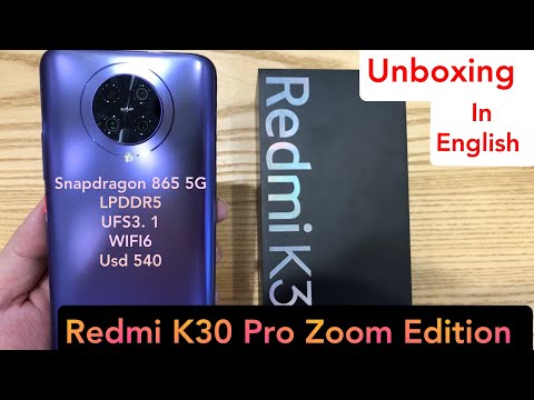 Redmi K30 Pro Zoom Edition Unboxing in English