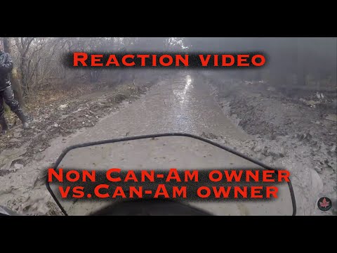 How Can-Am riders react compared to Non-Can-Am riders.