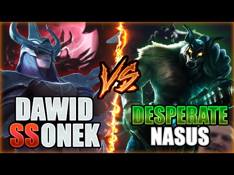DAWIDSONEK VS TOP1 NASUS EUNE - KAGANIEC DLA GREKA🤫
