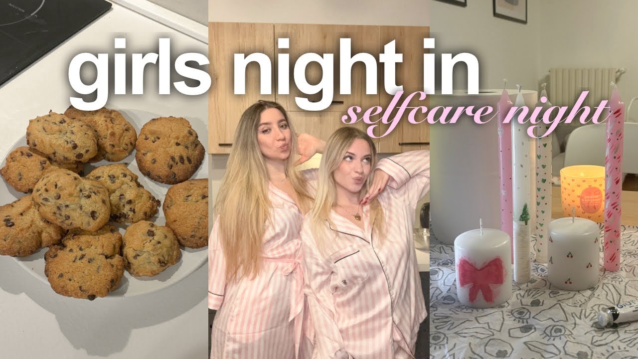 GIRLS NIGHT IN🥂🌟 I shopping, baking, selfcare, decoro candele, chatting