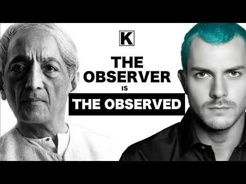 The Observer is the Observed | J Krishnamurti (explained in 4 minutes)