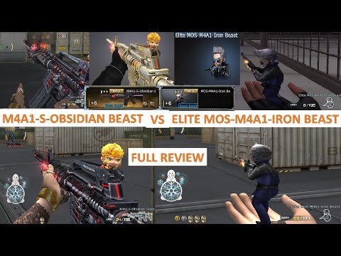 CROSSFIRE PH 2021 ELITE MOS-M4A1-IRON BEAST VS M4A1-S-OBSIDIAN BEAST VIP