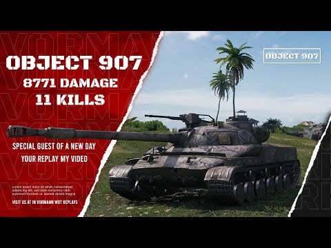 QuickyBaby: obj 907 - 8.7k dmg, 11 kills, kolobanov's, almost fadin's