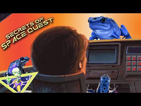 BLUE FROGS and other SECRET TIME POD MESSAGES in Space Quest IV