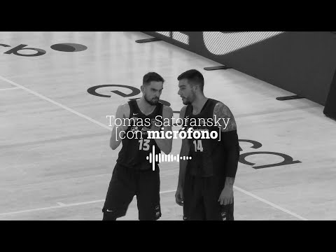 Tomas Satoransky con micrófono
