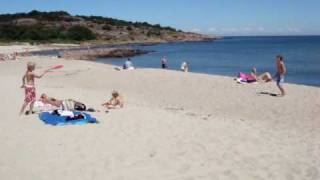 preview picture of video 'Stranddag i Sandvig'