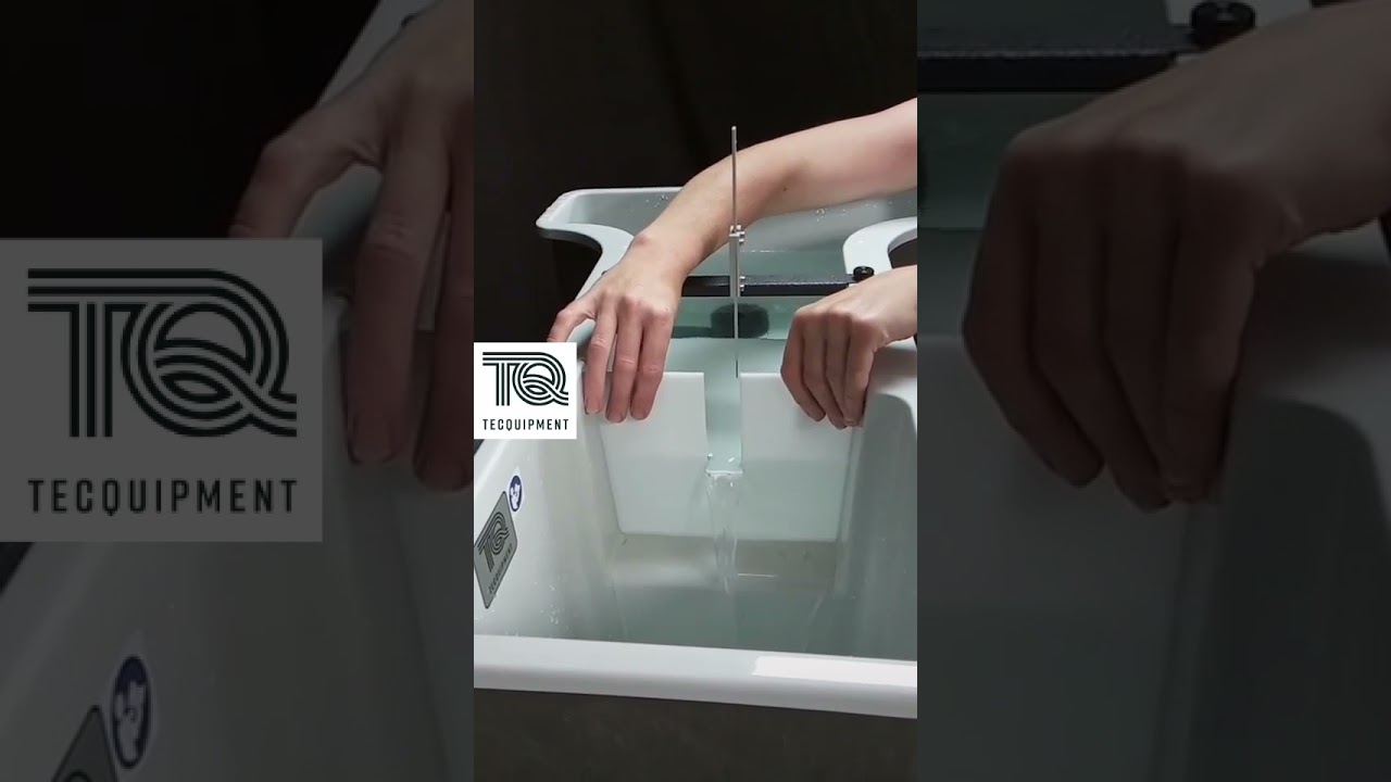 BE QUICK - Discharge Over a Notch Experiment from TecQuipment - Fluid Mechanics