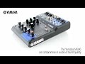 Yamaha Table de mixage MG06 - 6 canaux, analogique