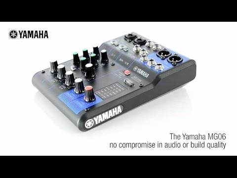 Yamaha MG06X 6-Channel SPX Phantom Power Built-In Digital Effects Mixer + Case image 18